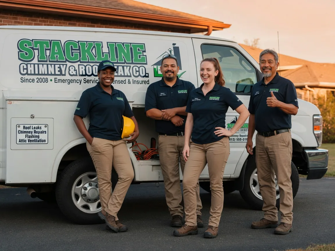 Chimney flashing repair company in Hartsville, IN
